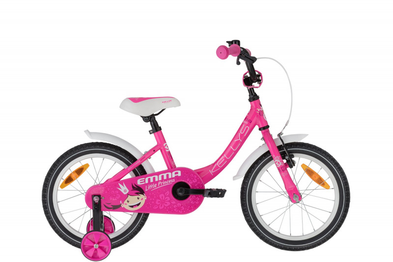 Dětské dívčí jízdní kolo Kellys EMMA 16 2021 růžová