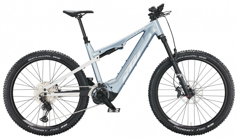 Celoodpružené dámské horské elektrokolo KTM MACINA Lycan 771 27,5